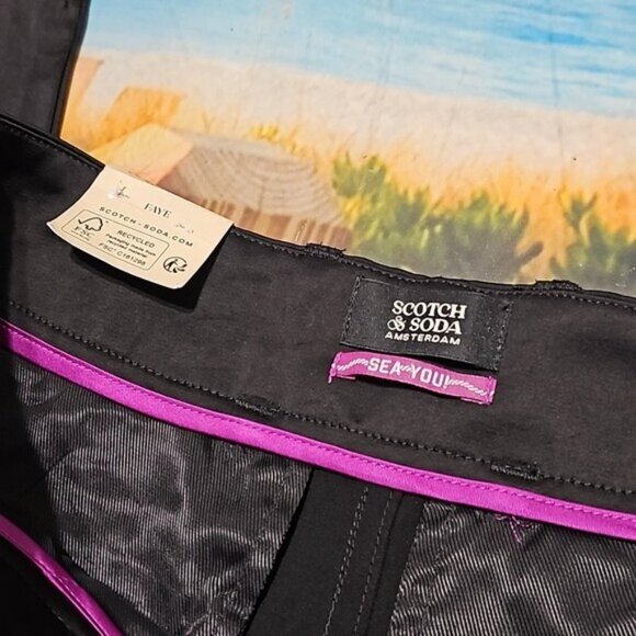 Scotch & Soda Faye High Waisted Tapered Leg Pants Size Large New - Picture 4 of 7